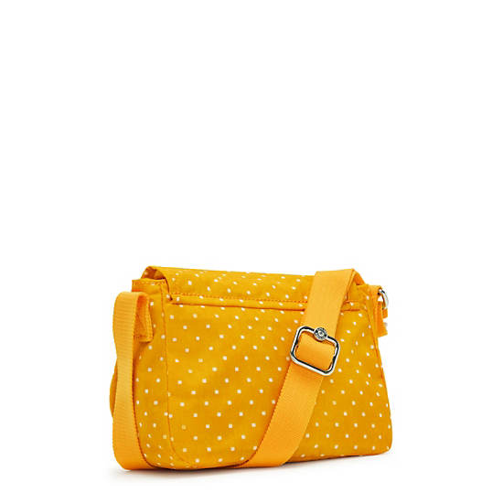 Kipling Sabian Klasik Printed Crossbody Mini Çanta Sarı | TR 1876ZU